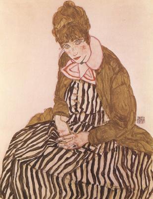  Edith Schiele,Seated (mk12)